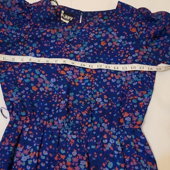 Tabby: 80s vintage floral dresm size 8 - Picture 6 of 10